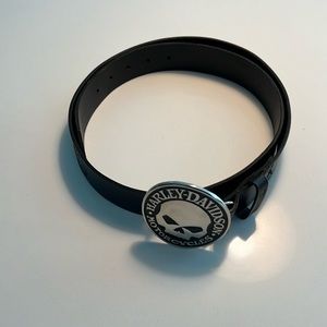 Harley Davidson Willie G Skull belt. Worn once like new. Size 38